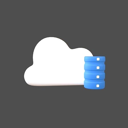 Cloud Database Icon v2 005