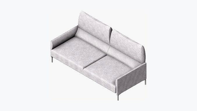 Furniture - Sofa - Contemporary - Snow - Medium