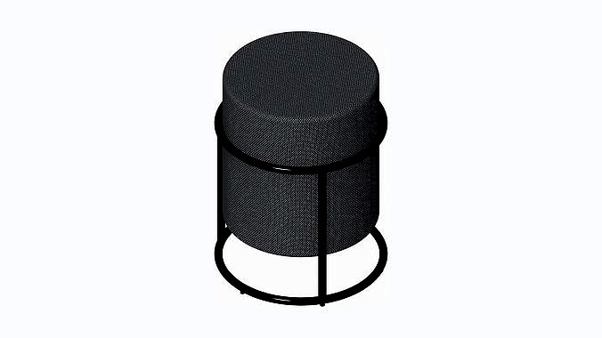 Furniture - Footstool - Contemporary - Stackable - Small