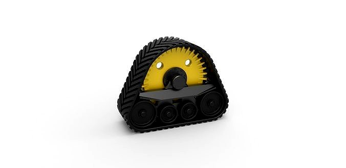 Diecast Rear Track of tractor John Deere 6030T Scale 1 to 25 | 3D