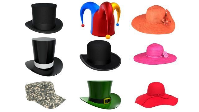 hats bowler men women top floppy summer jester magician cylinder military cap st patrick sun