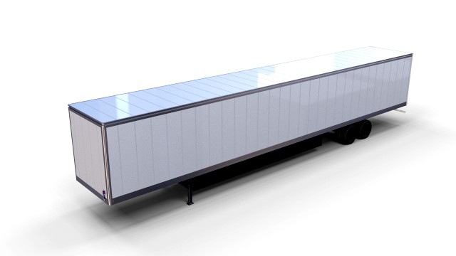 57 foot box semi trailer