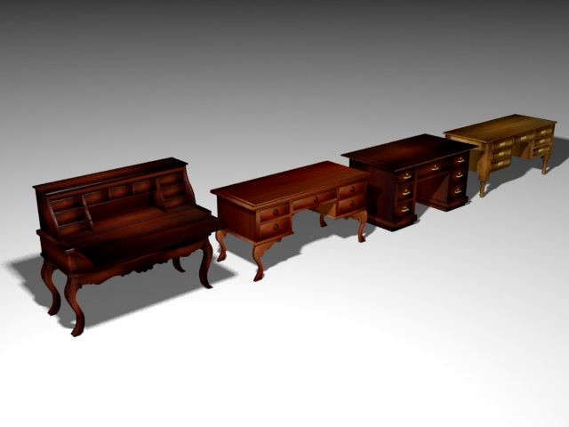 old desks xix century
