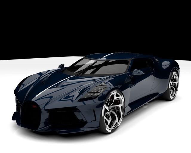 bugatti la voiture noire