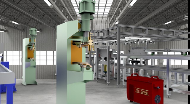 platoon welding machine