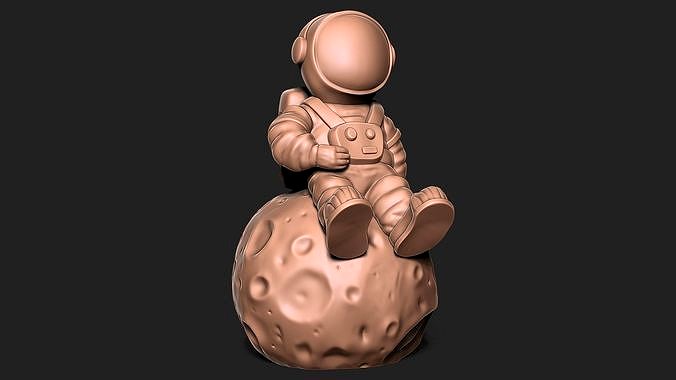 Astronaut on Moon | 3D