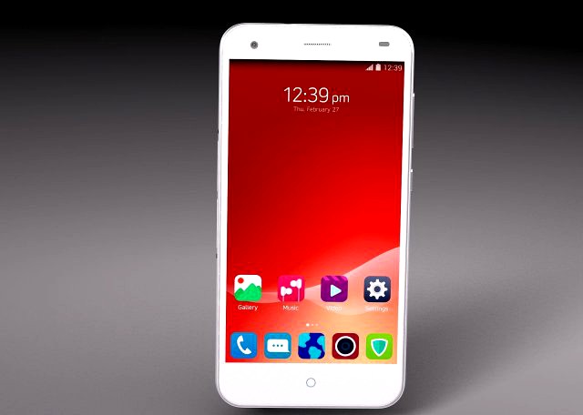 ZTE S6 Blade smartphone 3D Model
