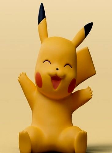 Pikachu Pokemon figure | 3D