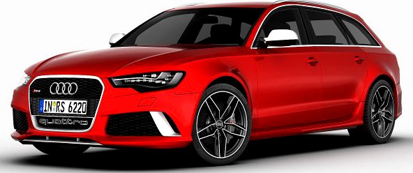 Audi RS6 Avant 2014 3D Model