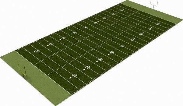 Football Field 3D Model