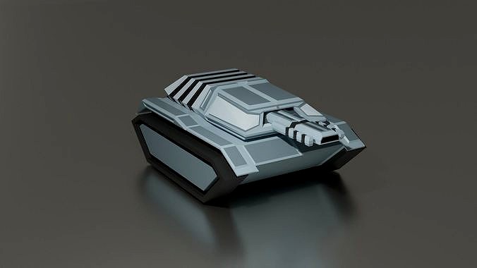 Sci Fi Tank 3D Model | 3D