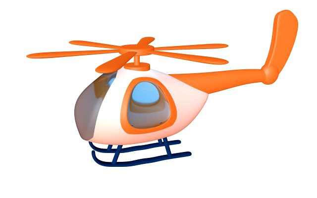 cartoon helicopter