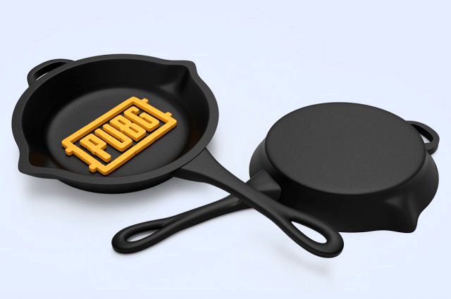 pubg frying pan keychain