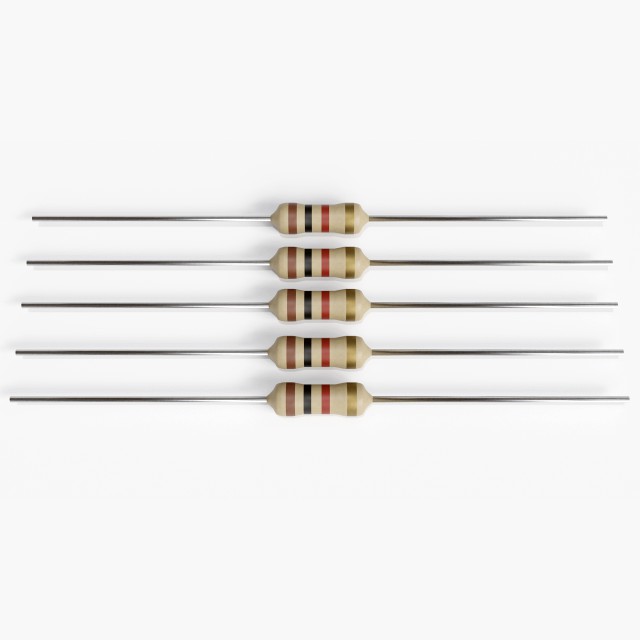 Resistors with Editable Color Bands