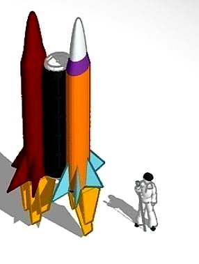 fries rocket | 3D