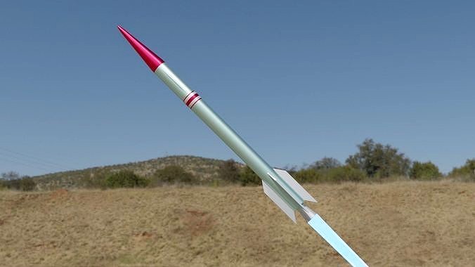 Rocket Low Poly