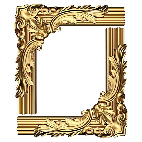 Corner Carved Plaster Molding Decoration 08
