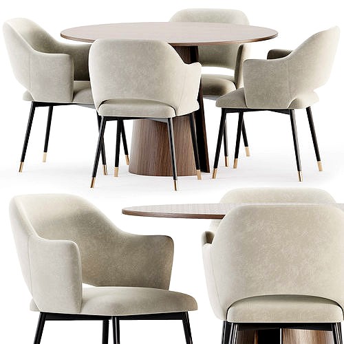 Eva Carver Dining Chair set