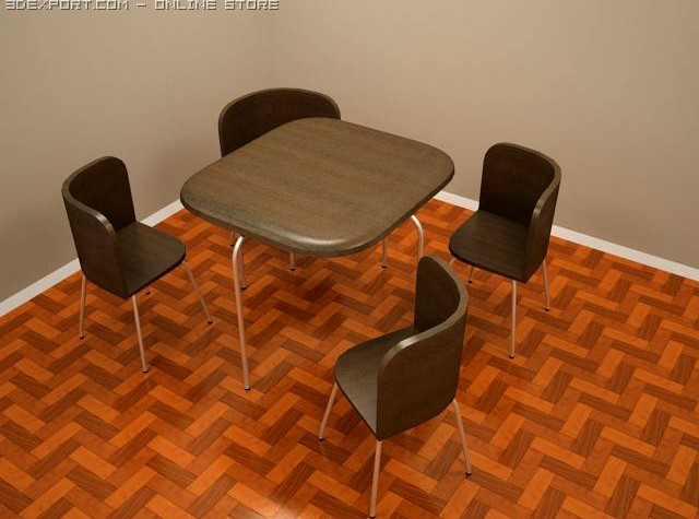 Dining table 3D Model