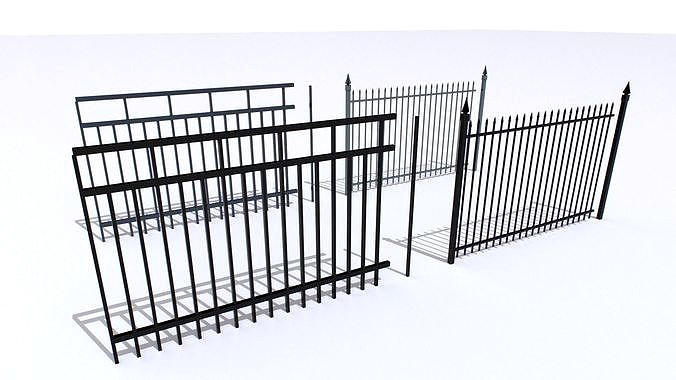 Metal Fences Pack 2