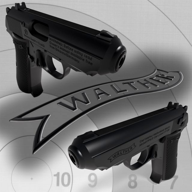 Pneumatic pistol Walther - Umarex ppk-s