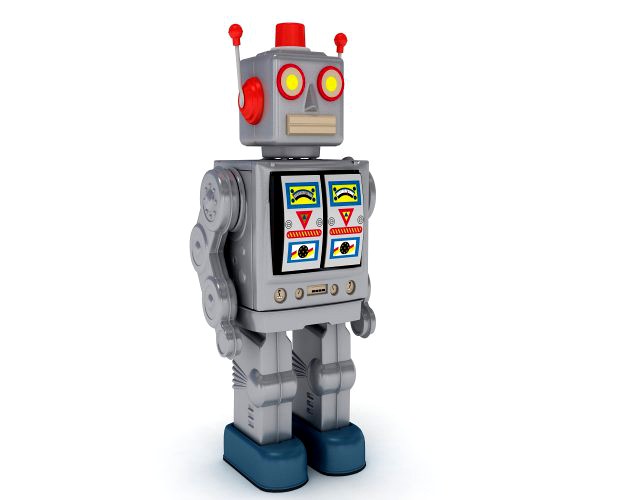 Vintage toy robot