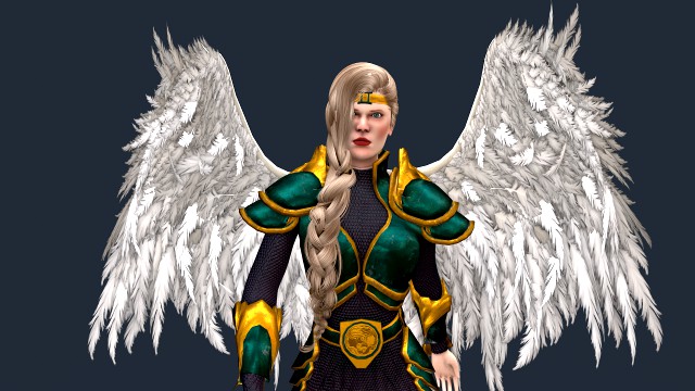 Angel Warrior Woman