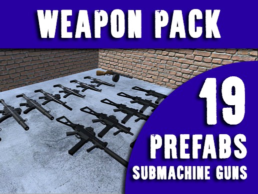 Weapon Pack - SMGs - Submaсhine guns