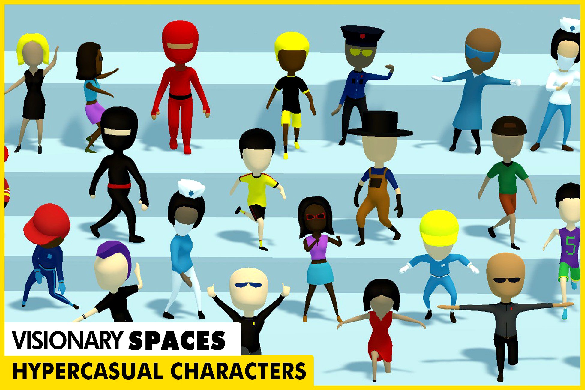 Hypercasual Characters