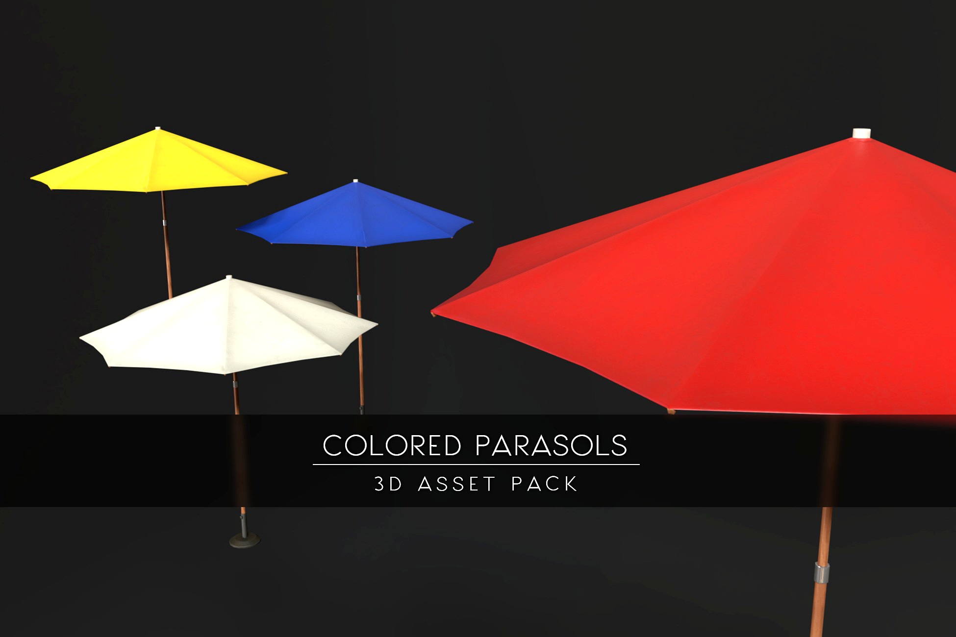 Colored Parasols