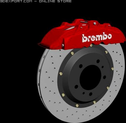 Brembo brake rotor 3D Model