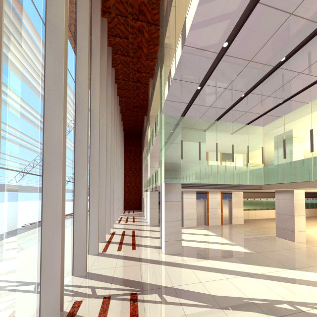 Lobby 211 3D Model