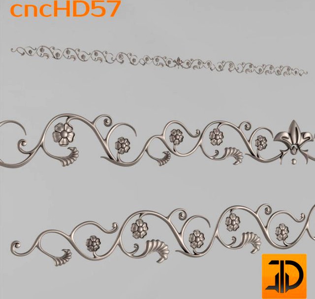 Horizontal decor 3D Model
