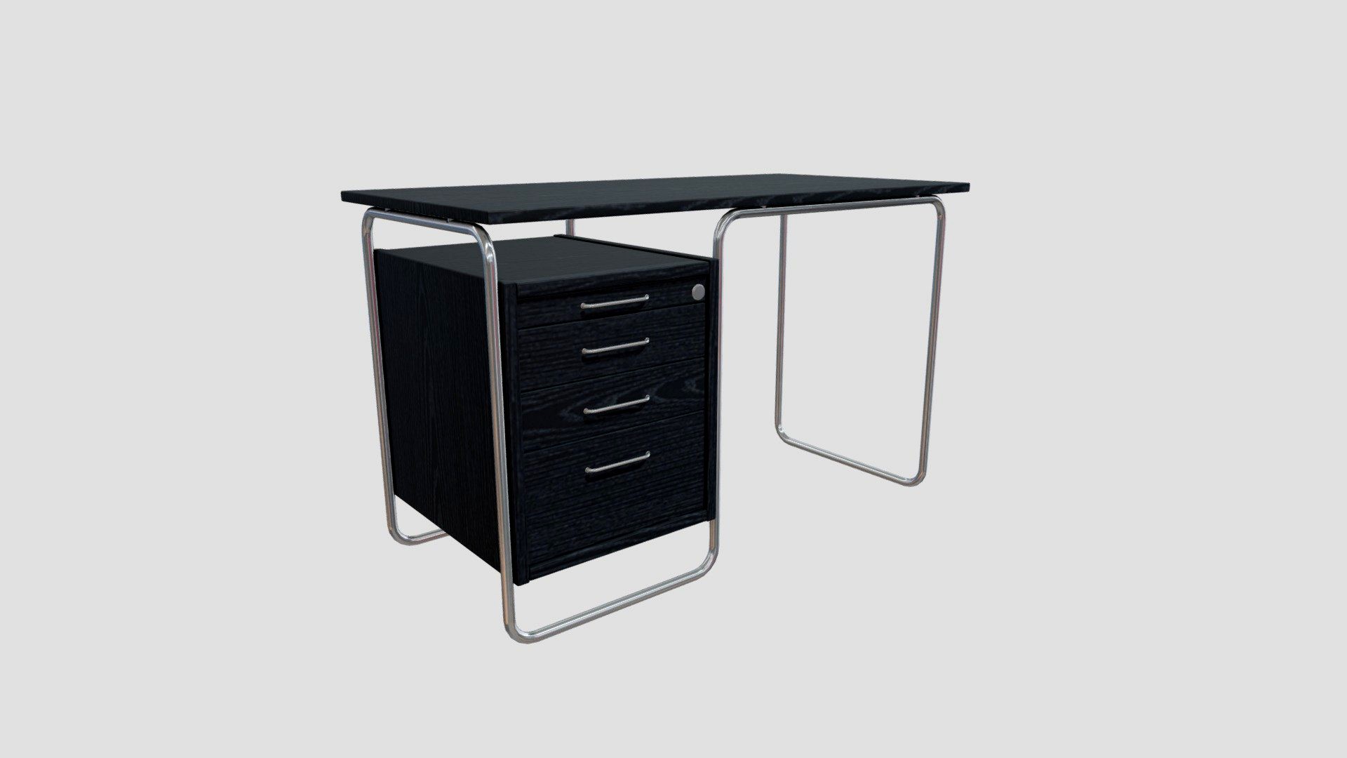 Contor Desk S Black Stained