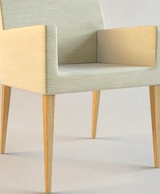 Cloe chair Andrews world 3D Model