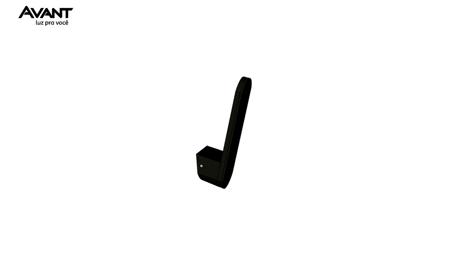 ARANDELA LED DROP EXTERNO 2700K 10W BIVOLT 22X9CM ALUMÍNIO PRETO FOSCO - AVANT 337130573