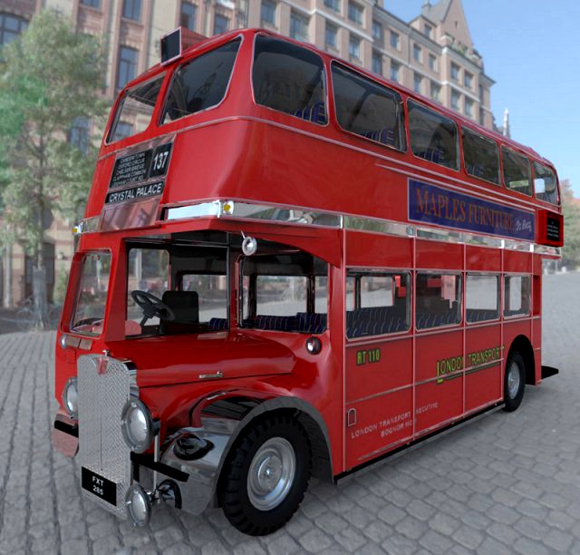 Bus AEC London 3D Model