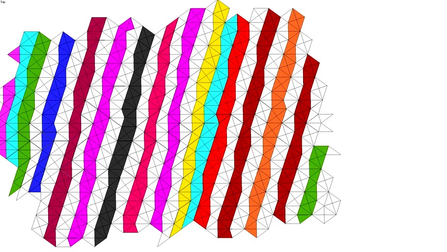 Penrose tessellations Strips