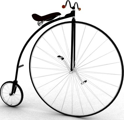 Penny Farthing 1886 3D Model