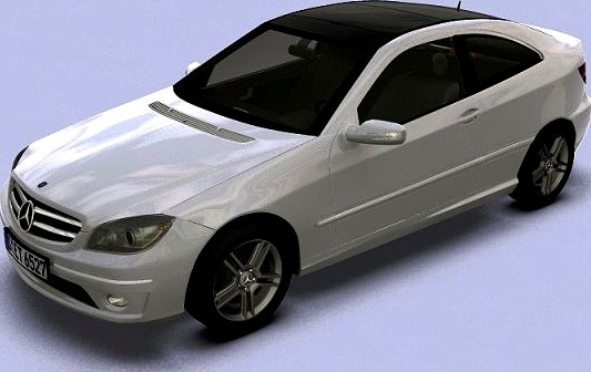 2008 Mercedes Benz CLC Coupe 3D Model