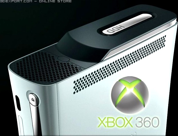 Xbox 360 Console 3D Model