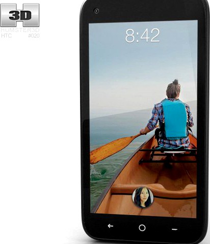 HTC First Facebook Phone 3D Model