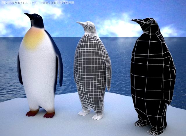 STL file Emperor penguin・3D print model to download・Cults