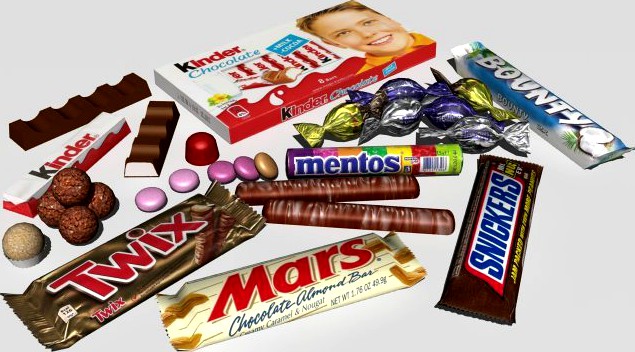 Candy collection 3D Model