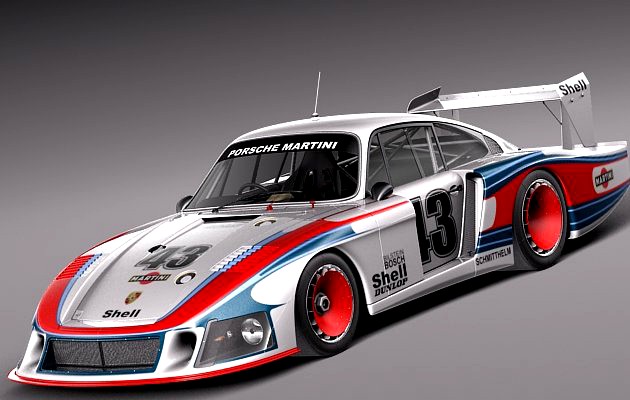 Porsche 935  78 Moby Dick 3D Model