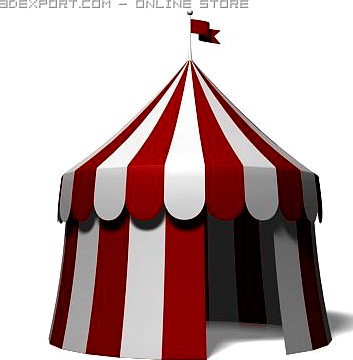 Circus Tent 3D Model