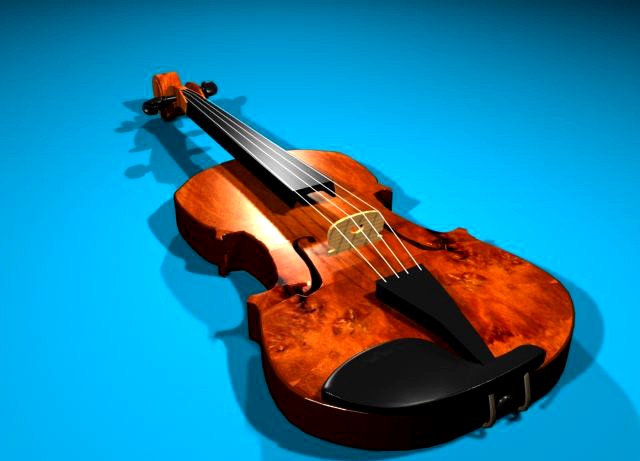 violin/viola 3D Model