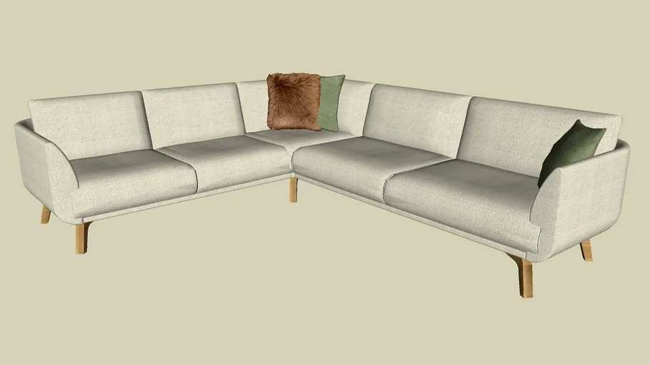 MEUBLS - scandinavian corner sofa