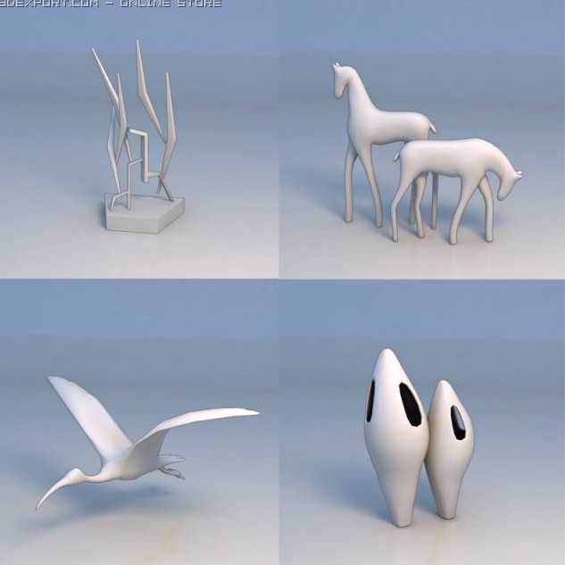 Sculpture art piece 3D Model