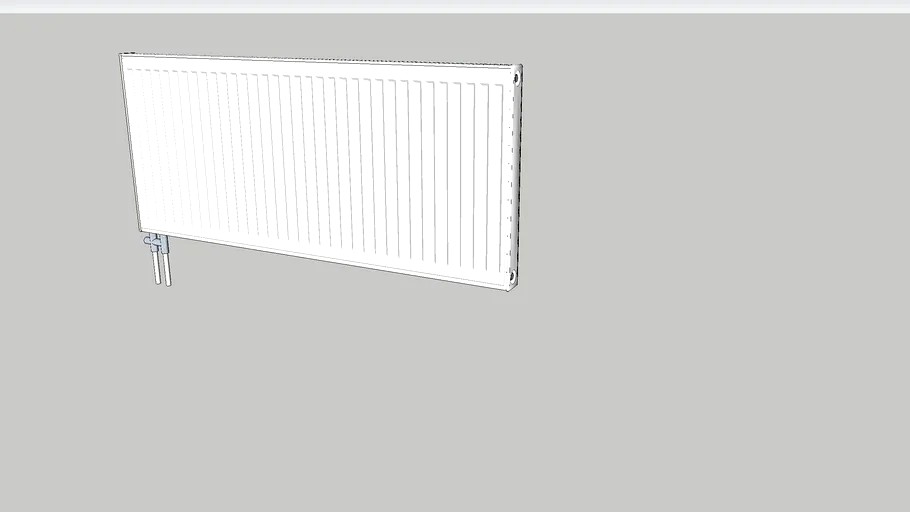 Radiator 600x1400x60mm, resizable